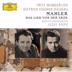 Deutsche Grammophon Gustav Mahler, Classique, Fritz Wunderlich, Dietrich Fischer-Dieskau, Wiener Symphoniker, Josef Krips, 12 ...