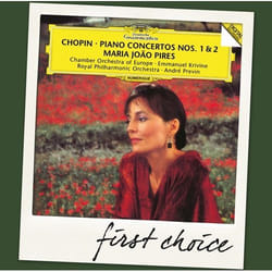 Deutsche Grammophon Frédéric Chopin Classique Maria João Pires, Royal Philharmonic Orchestra, Chamber Orchestra of Europe, André Previn, Emmanuel Krivine