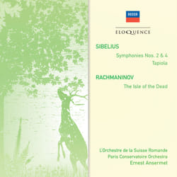 Eloquence Sibelius: Symphonies Nos. 2 & 4, Rachmaninov: Isle of the Dead CD