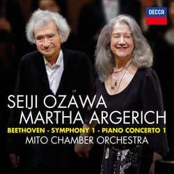 Universal Music Martha Argerich, Seiji Ozawa, Mito Chamber Orchestra - Beethoven: Symphony No.1; Piano Concerto No.1 (Live in Ibaraki / 2017), CD Classique
