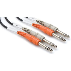 Hosa Technology CSS-202 câble audio 2 m 2 x 6,35 mm Noir