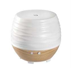 HoMedics HM ARM-535 TWT diffuseur aromatique Réservoir Vitrocéramique, Verre, Bois Blanc