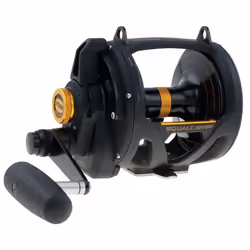 Moulinet - Penn - Squall Lever Drag 2 Speed - Graphite léger - Acier inoxydable - Bobine aluminium