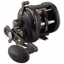PENN Squall II Level Wind Moulinet de pche conventionnel Noir dor 15