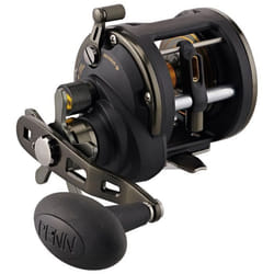 PENN Squall II Level Wind Moulinet de pche conventionnel Noir dor 15