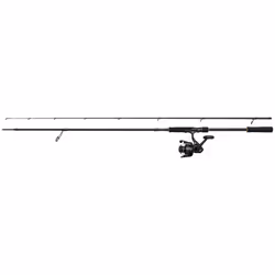 Canne Penn Wrath II Eging Combo 24 m - Pêche en mer - Sensible et réactive - Guides en acier inoxydable
