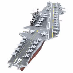 Metal Earth USS Midway, Kit de montage, USS Midway (CV-41), unisexe, Métal, Expérimenté, 14 an(s)