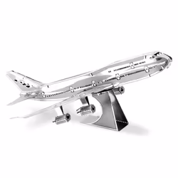 Metal Earth Boeing 747, Modèle réduit d’aéronef à aile fixe, Kit de montage, Boeing 747, unisexe, Métal, Débutant
