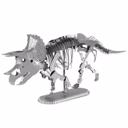 Metal Earth Triceratops Skeleton, Jeu de construction, Métal