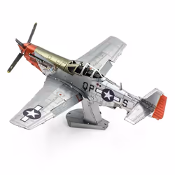 Metal Earth P-51D Mustang Sweet Arlene Modèle réduit d’aéronef à aile fixe Kit de montage