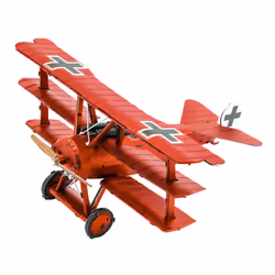 Metal Earth Fokker Dr.I Triplane, Modèle réduit d’aéronef à aile fixe, Kit de montage, Fokker Dr.I, unisexe, Métal, Intermédi ...