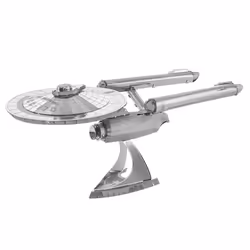 Metal Earth Enterprise NCC-1701, Modèle réduit du train Shuttle, Kit de montage, Enterprise NCC-1701, unisexe, Métal, Star Tr ...