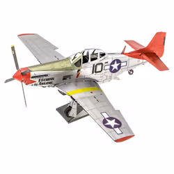 Metal Earth Tuskegee Airmen P-51D Mustang, Modèle réduit d’aéronef à aile fixe, Kit de montage, Tuskegee Airmen P-51D Mustang ...