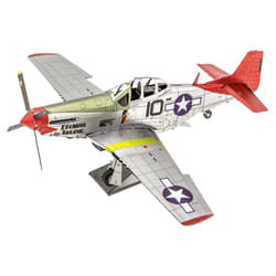 Metal Earth Tuskegee Airmen P-51D Mustang Modèle réduit d’aéronef à aile fixe Kit de montage