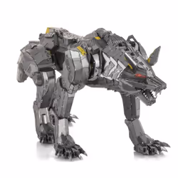 Metal Earth cyber wolf