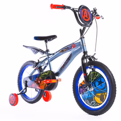 Velo Garcon Huffy Marvel Avengers 16 - 5-7 ans + roues dentraînement