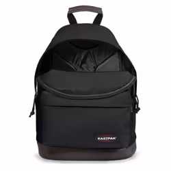 Eastpak Wyoming sac à dos Noir, Marron Cuir, Polyamide
