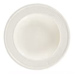Wedgwood Edme, Rond, Vitrocéramique, Blanc, 25 cm