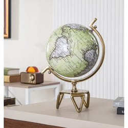 Globe Terrestre COSTWAY Décoratif de Style Vintage Couleur Doré en Métal & PVC Cadeau Idéal - S