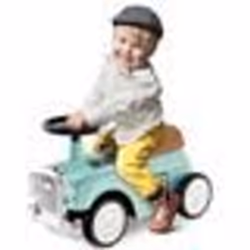 COSTWAY Porteur pour Enfants Volant avec Klaxon Rangement sous le Siège Roues en EVA Jouet Educatif Baby Walker 18-36 Mois Ve ...