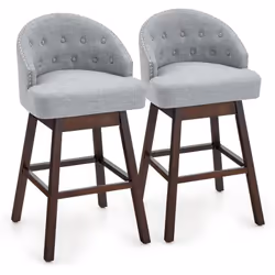 À propos de cet article 【Siège pivotante 360°】Assis sur notre chaise de bar pivotante, vous pouvez facilement changer de dire ...