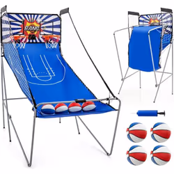 À propos de cet article 【Amusant pour tous les âges】Ce jeu d'arcade de basket-ball pliable à double tir est le complément par ...