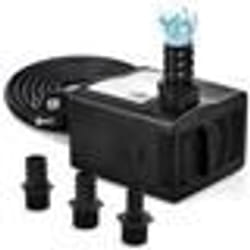 COSTWAY Mini Pompe à Eau 1450L/H 30WPompe dAquarium-Levage 25m-3 Buses-ultra Silencieuse-Anti Nousse-AquariumEtangFontaine