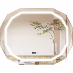 À propos de cet article 【Désembuage à une Touche】Ce miroir de salle de bain anti-buée dispose d'une fonction de désembuage pr ...