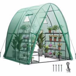 À propos de cet article 【Housse en PE & préservant la chaleur】La serre pour plantes de plain-pied est livrée avec une housse  ...