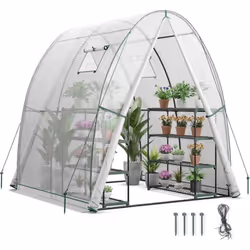 À propos de cet article 【Housse en PE & préservant la chaleur】La serre pour plantes de plain-pied est livrée avec une housse  ...