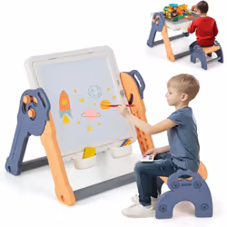 À propos de cet article 🐘【Table d'activités 6 en 1】Notre table multifonctionnel et pliable peut être utilisé pour construire ...