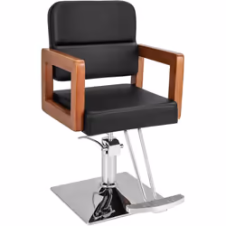 À propos de cet article 【Chaise de barbier moderne】Cette chaise de barbier a une palette de couleurs rouge avec des coutures ...