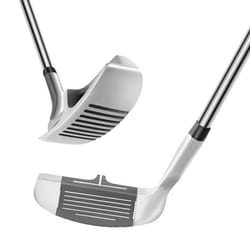 COSTWAY Club de Golf Chipper 35 Pouces-Hommes Droitier-Coin de Pincement (loft) à 36°-Inclinaison (Lie) 72°-Tête en Acier Inoxydable