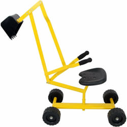 Costway - Pelle à Sable Excavateur Enfants avec Siège Rotatif 360 °, Pelleteuse Excavatrice Manuelle avec Cadre Métal, Jouet Extérieur pour Sable