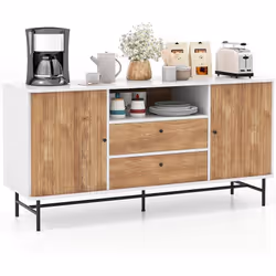 À propos de cet article Superbe design moderne du milieu du siècle : Rehaussez votre espace de vie avec cette armoire de rang ...