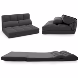 À propos de cet article 【Convertible 3 en 1】Ce canapé de sol peut être facilement transformé en une chaise longue ou un lit p ...