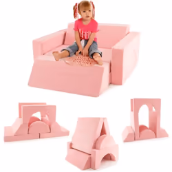 À propos de cet article 【Combinaisons multiples】Ce canapé convertible comprend 8 coussins de différentes formes, Les enfants ...