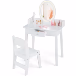 À propos de cet article 【Double usage avec miroir amovible】Les enfants peuvent l'utiliser comme coiffeuse avec le miroir fixé ...