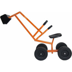 COSTWAY Pelle à Sable Excavateur Enfants avec Siège Rotatif 360 °, Pelleteuse Excavatrice Manuelle avec Cadre Métal, Jouet Extérieur pour Sable Terre