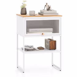 À propos de cet article 【Porte rabattable améliorée】Avec un stockage plus pratique sans occuper d'espace horizontal, la table ...