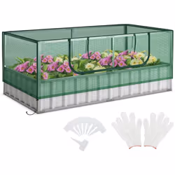 À propos de cet article 【Polyvalence et grande capacité】Le lit de jardin surélevé de 173 x 89 x 30,5 cm n'est pas seulement u ...