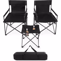 À propos de cet article 【Matériau durable】Fabriquée en tissu polyester, les chaises de camping avec table offrent une excelle ...