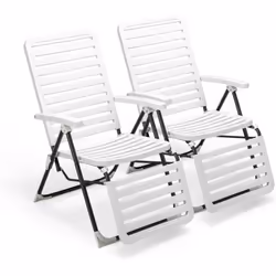 À propos de cet article 【Matériau Supériaux】Cette chaise longue incinable de jardin est principalement fabriquée en PP qui es ...