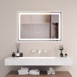 À propos de cet article 【LED Dimmable 3 Couleurs】Ce miroir salle de bain dispose de 3 modes de couleur (3000K, 4500K, 6000K)  ...