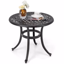 À propos de cet article 【Fonte d'aluminium】Toute la table d'appoint est fabriquée en fonte d'aluminium de qualité supérieure, ...