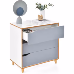 À propos de cet article 【Grand espace de rangement】Avec 3 grands tiroirs, cette commode vous aides à ranger les vêtements, le ...