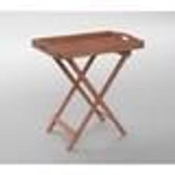 COSTWAY Table Basse Pliante de Jardin - Plateau Amovible Conception à Lattes - Table d‘Extérieure Rectangulaire - Patio Piscine