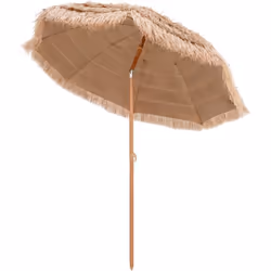 Caractéristiques : Toit à 7 couches donne une bonne protection solaie 8 baleines métalliques robustes assurent une grande sta ...