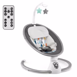 COSTWAY Transat Electrique Bébé-5 Modes de Balancement-3 Minuterie Intelligente-12 Mélodies-Arche Jeux-Oreiller Amovible-6 Mo ...