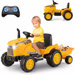 À propos de cet article 【2 Modes de Fonctionnement】Les enfants peuvent utiliser le volant et la pédale pour contrôler la voit ...